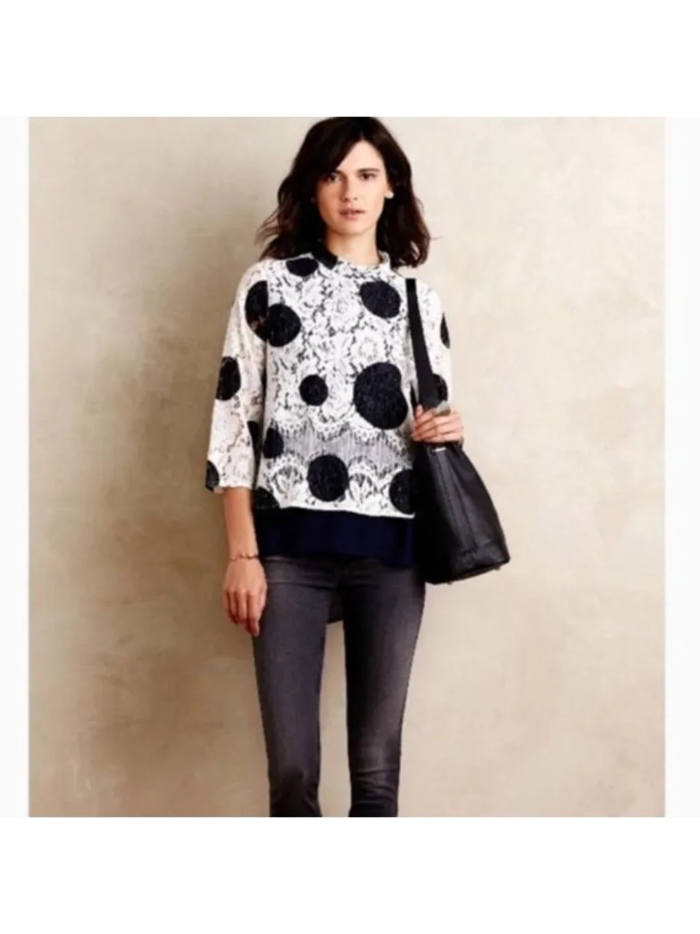 Anthropologie blue white